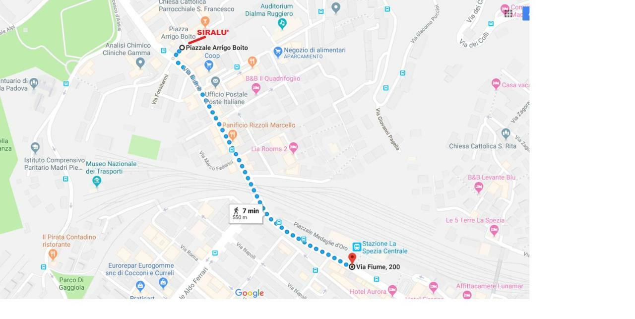 Apartament Siralu' La Spezia Zewnętrze zdjęcie